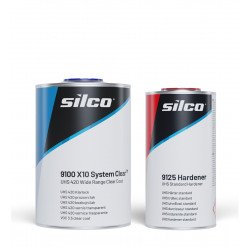 Lakier bezbarwny  Silco 9100 X10 1,5l KPL + kubek