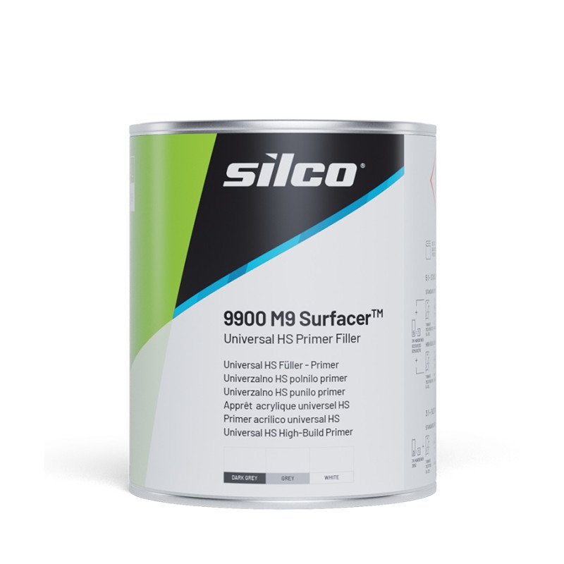 Podkład akrylowy Silco 9900 M9 Surfacer, HS, Biały, 1l