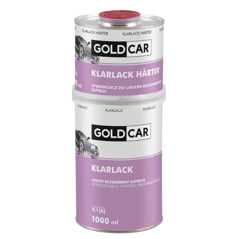 Lakier bezbarwny Express Goldcar kpl. 1,5l