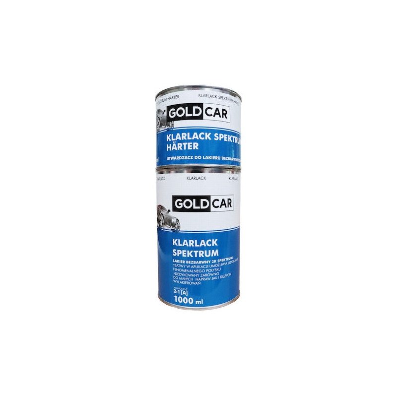 Lakier bezbarwny Goldcar 2K spektrum kpl. 1,5L