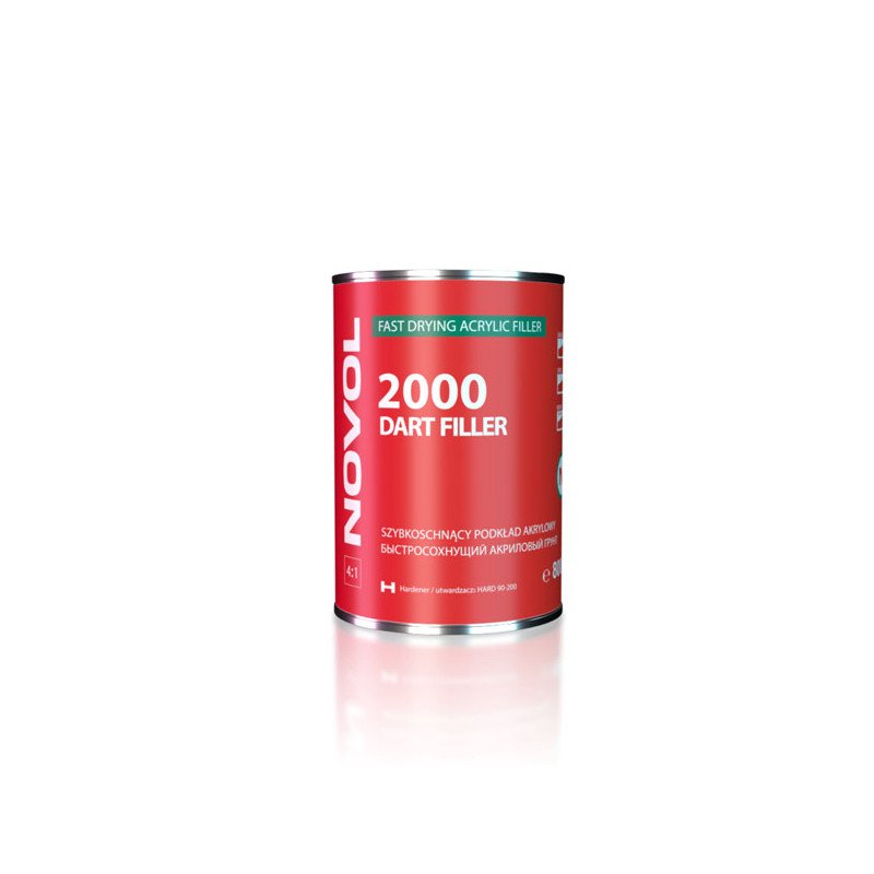 Novol 2000 DART FILLER Szybkoschnący podkład akrylowy biały 800ml